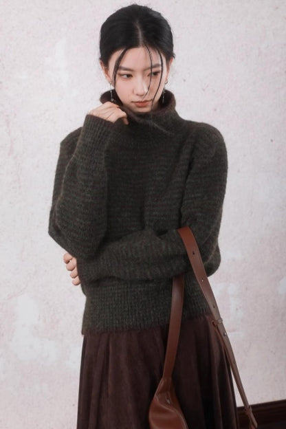 Ingko Vintage Lapel Sweater