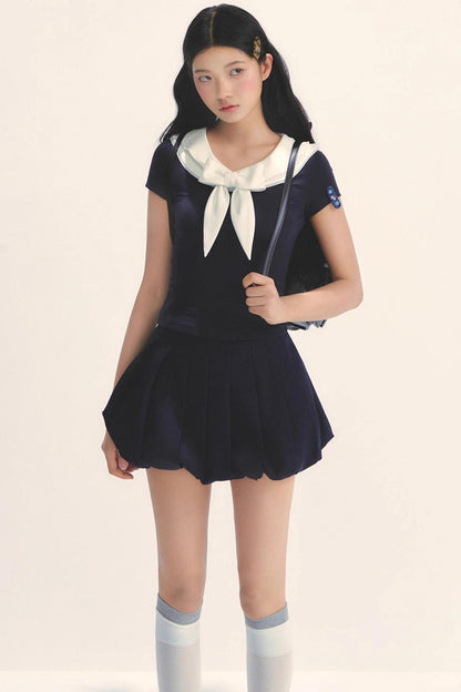 Sunset Pleated Skirt