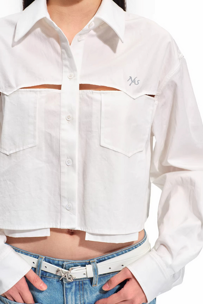 Tencel Cotton Patchwork Blouse