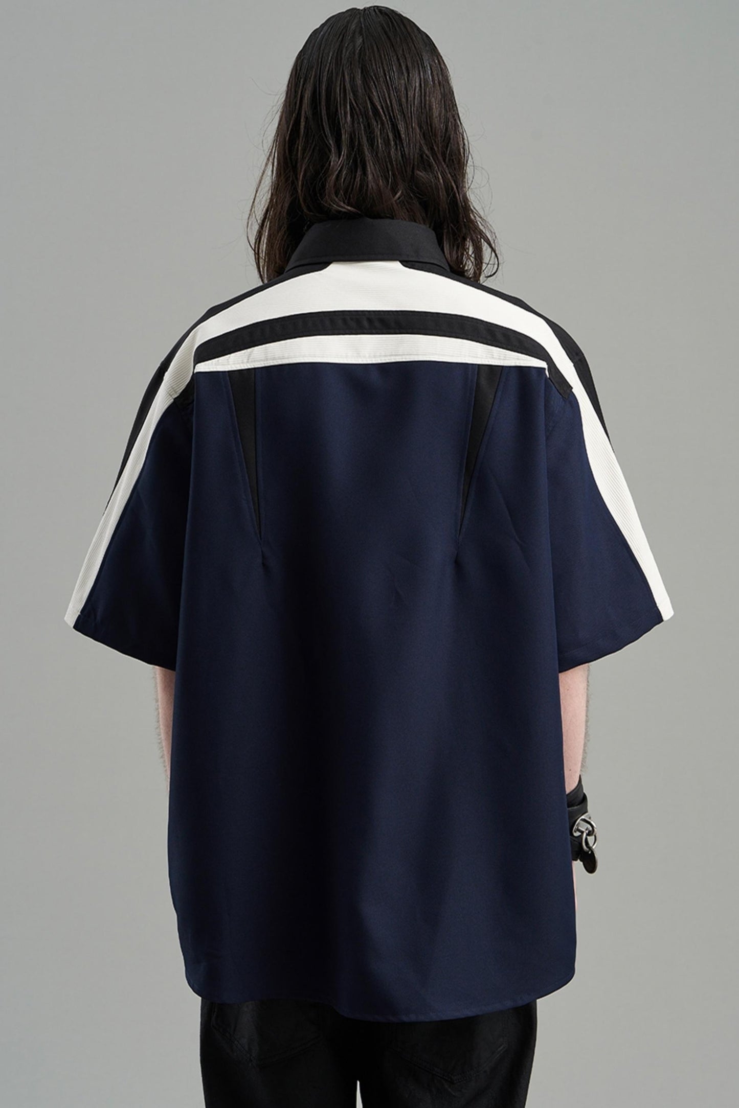 Asymmetric Color Shirt