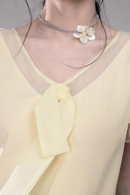 Sweet Character Patchwork Dress