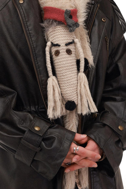 Mohair Wool Puppy Scarf