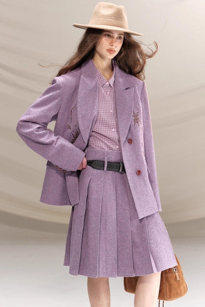 Bella Island Checkered Cotton Pocket Shirt