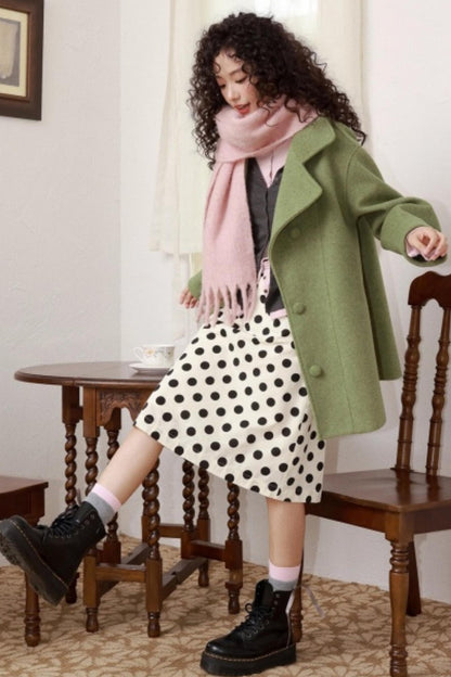 Green Manor Woolen Coat