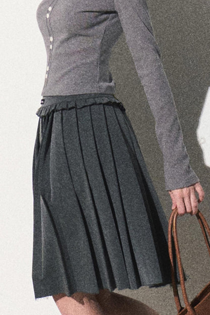 Tree Shape Pleated Winter Skirt