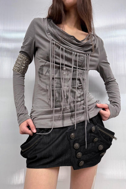 Autumn Original Puffy Cut Short Skirt