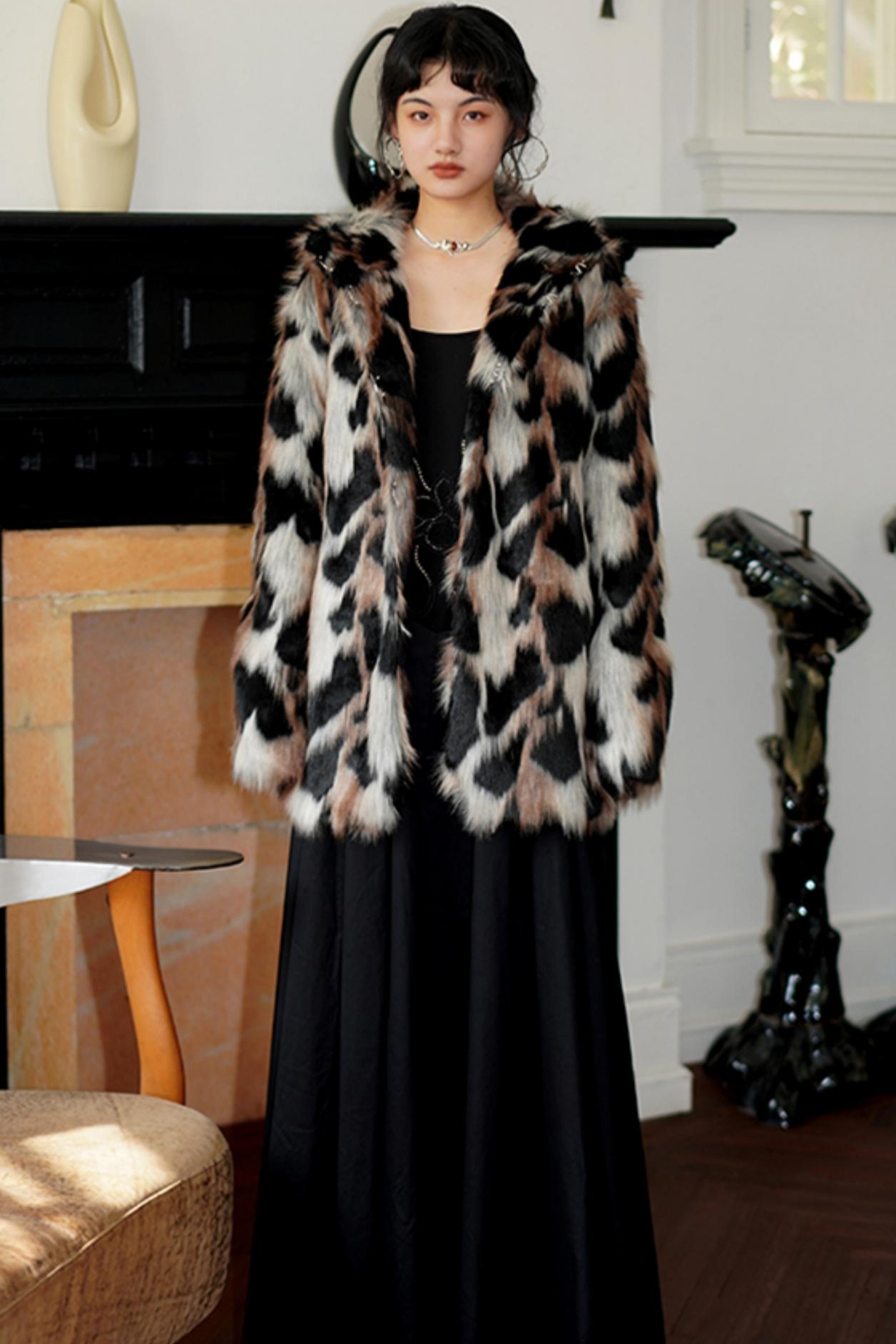 Insulating Loose Fit Fur Coat