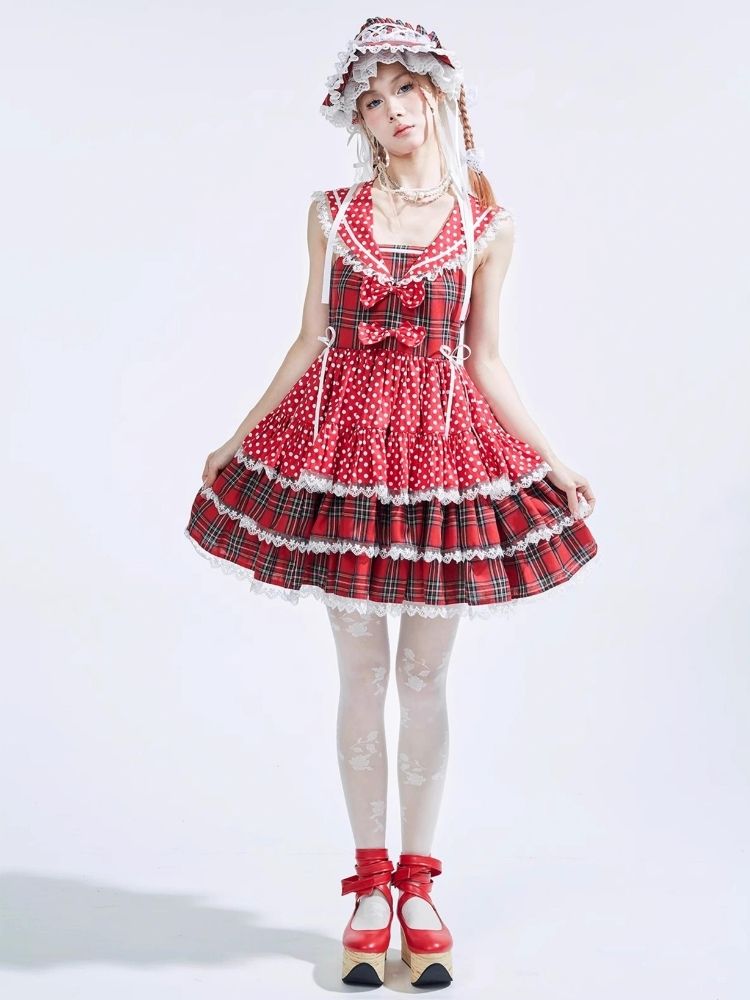 Puffy Princess Skirt Cute Sweet Niche Dress