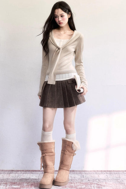 Velvet Dream Knitted Sweater