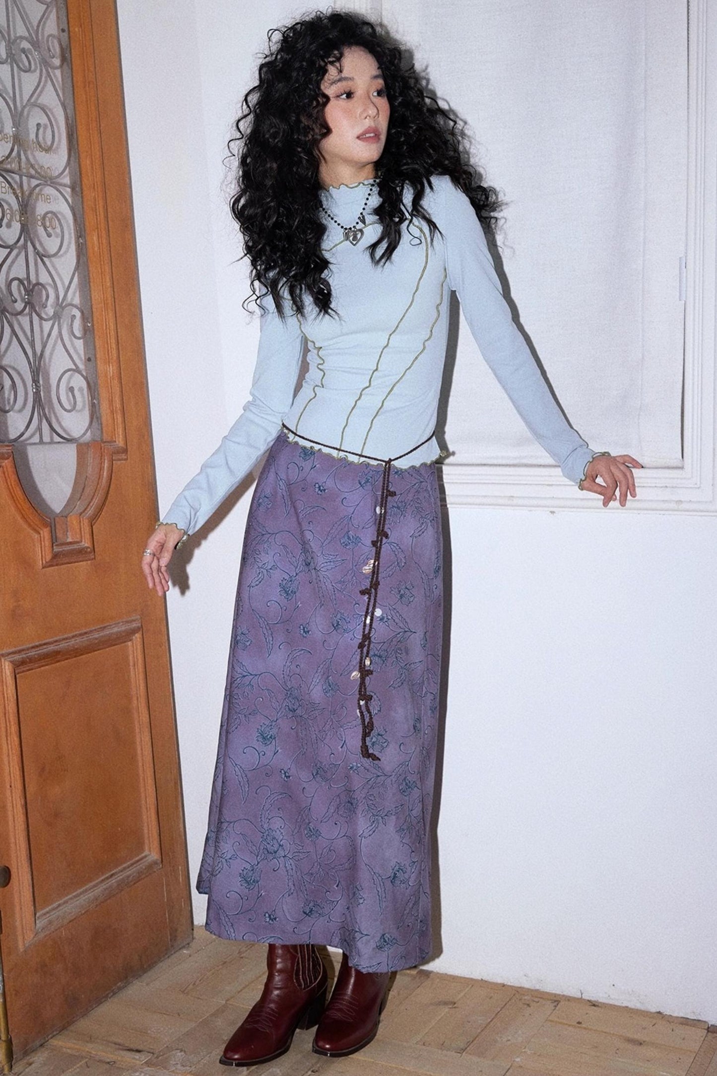 Floral Philosophy Skirt