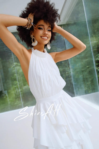 Wild Moonlight Halterneck Dress