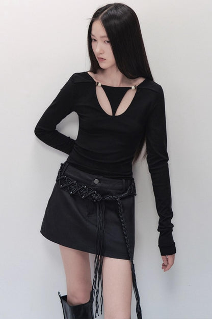 Sheer Silhouette Top