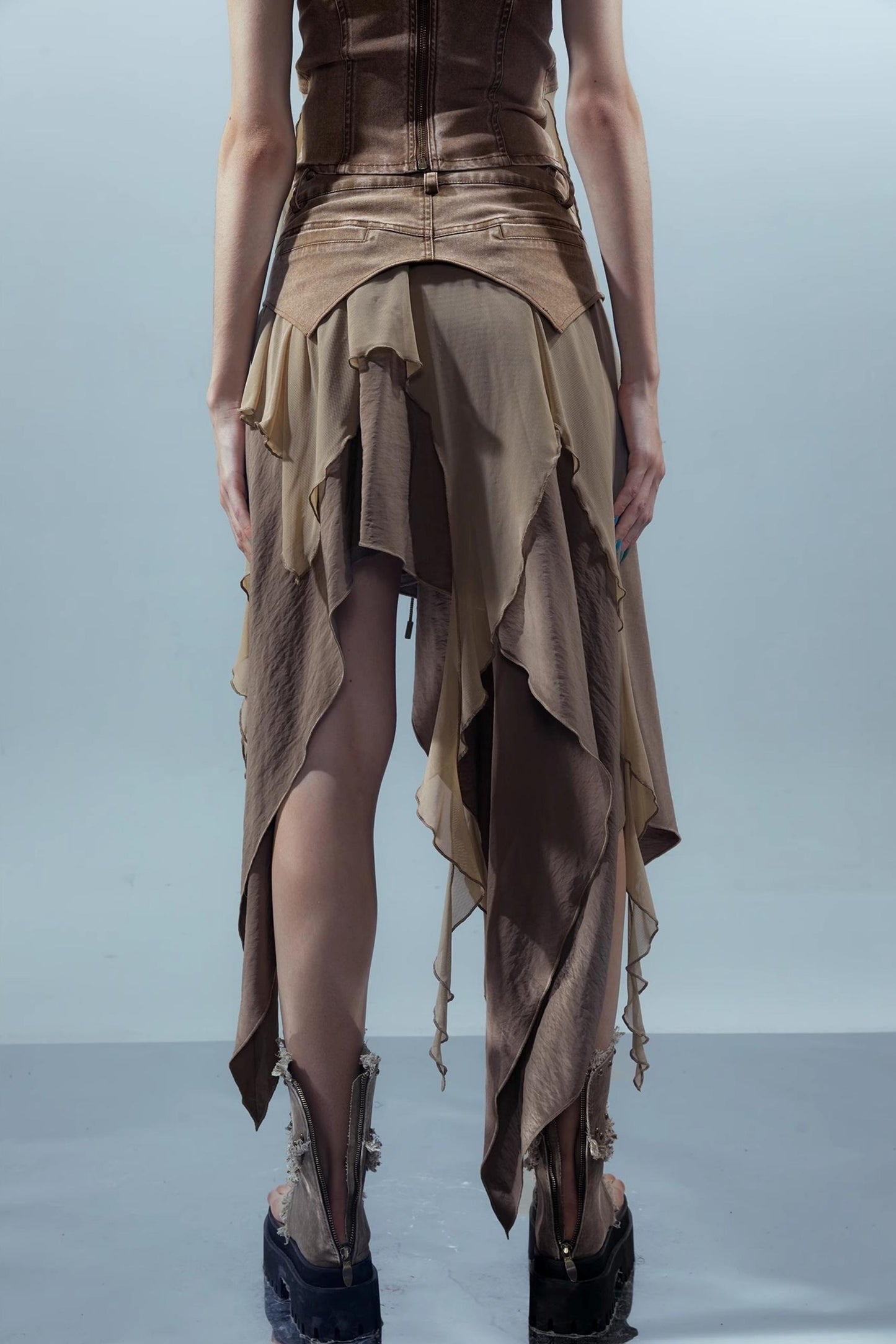 Eclectic Asymmetrical Skirt