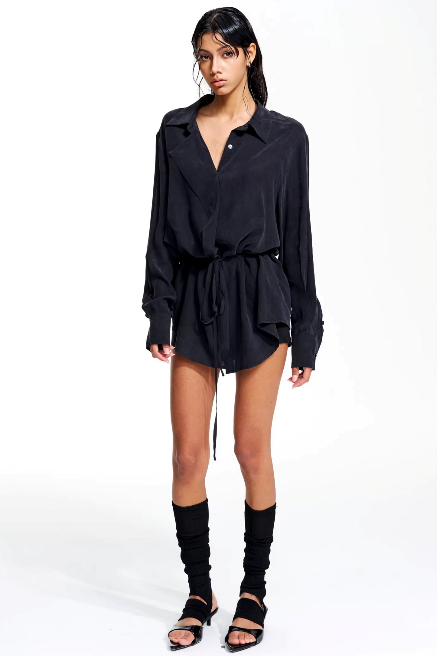 Heavy Sand-Washed Tencel Shirt