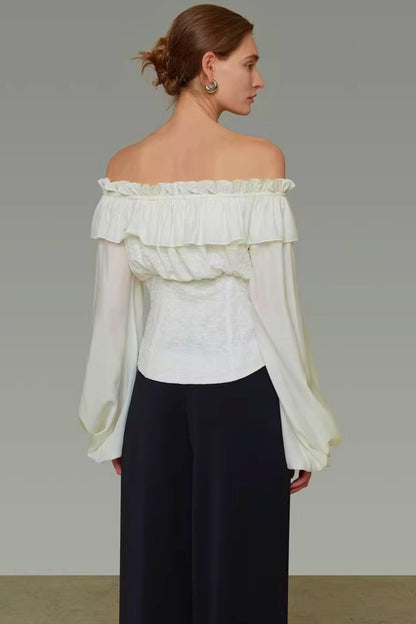Double-Layer Ruffle Top
