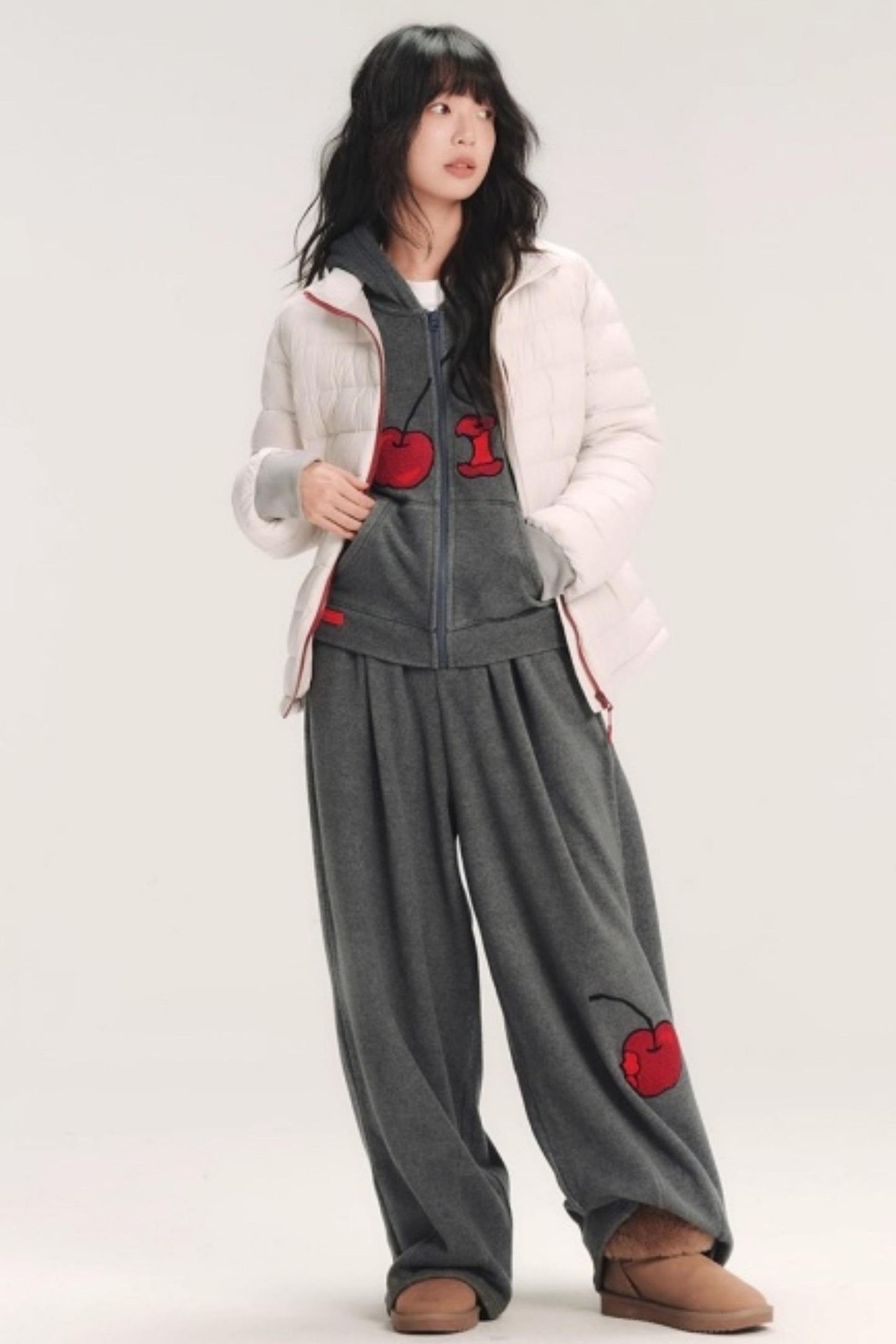 Hand-Painted 3D Embroidery Pants