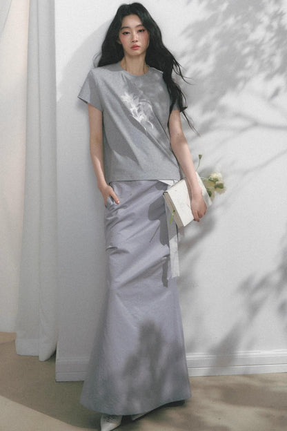 Floral Print Summer Short Sleeve Top