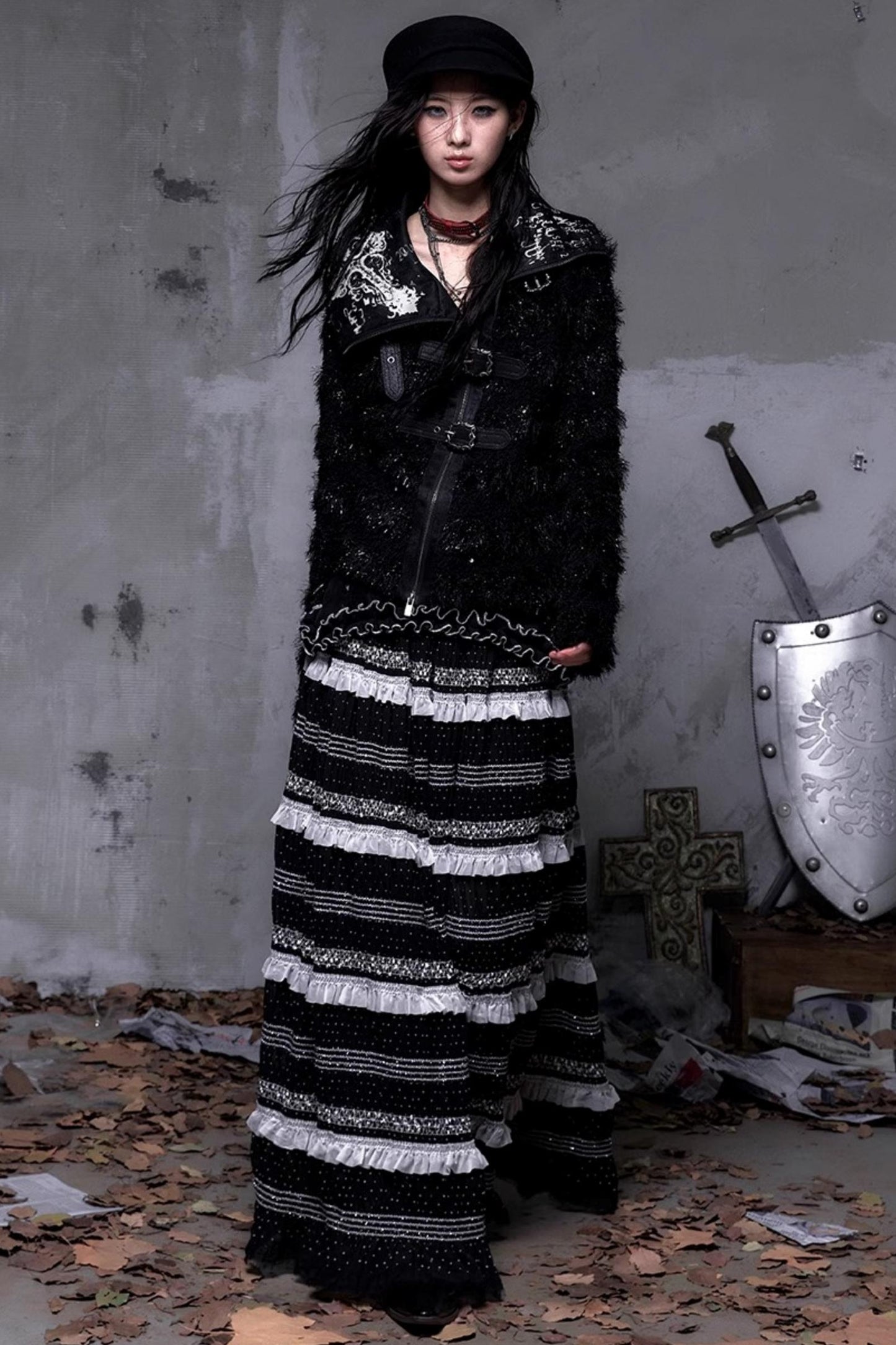 Rock Daughter Lace A-Line Skirt