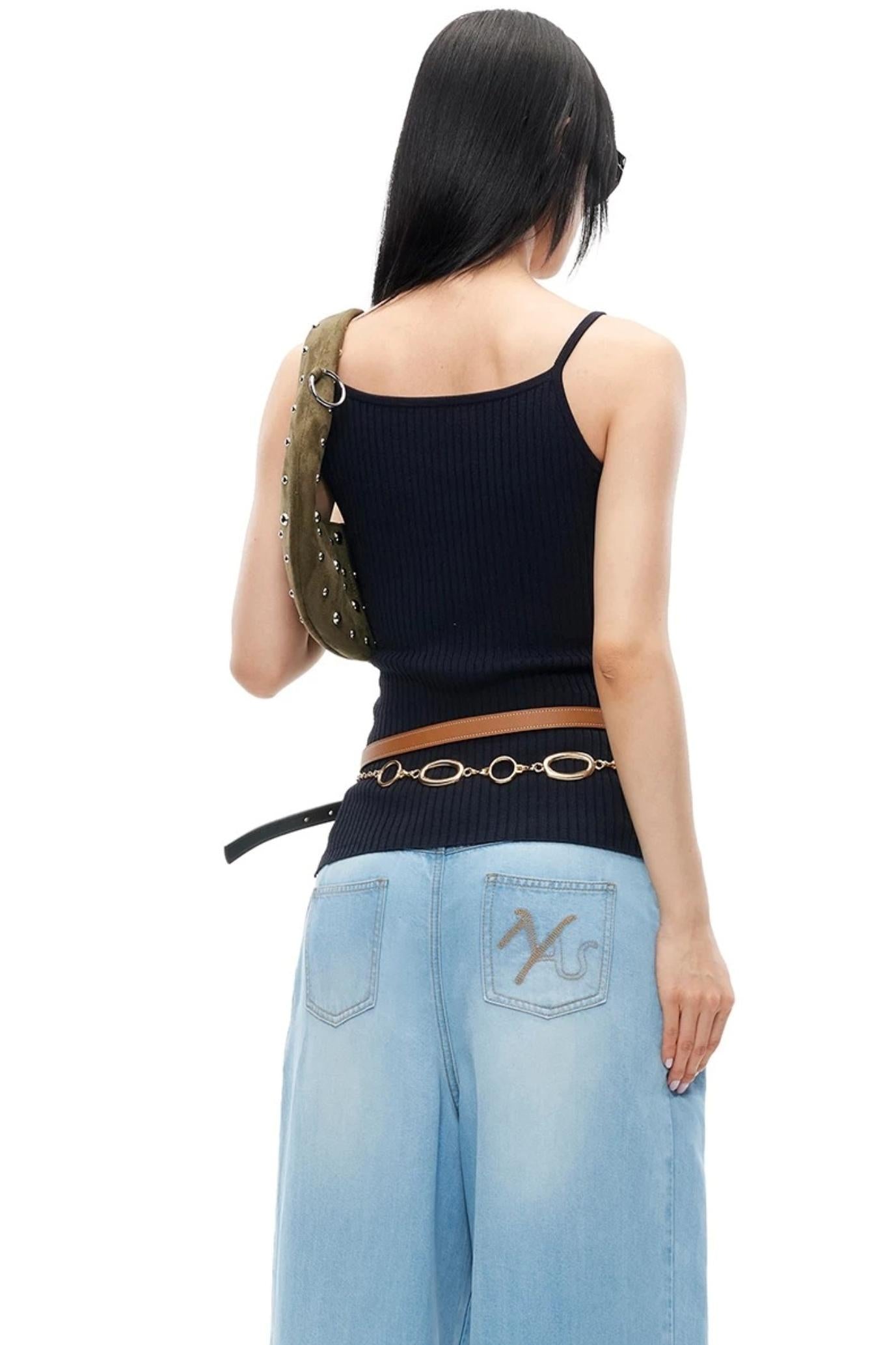 Sequin Beaded V-Neck Camisole