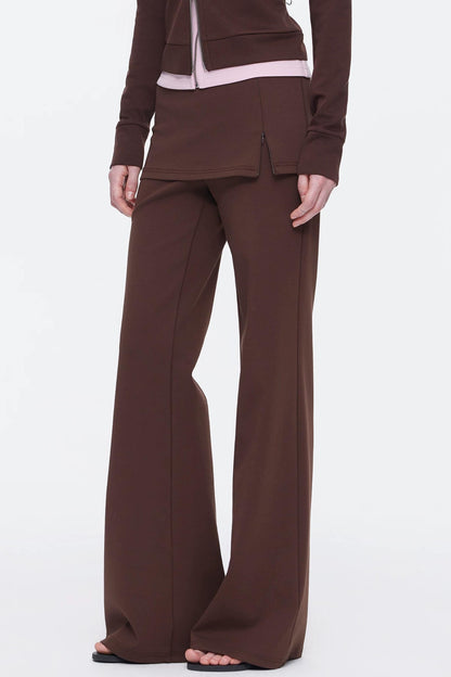 Skin-Friendly Knit Skirt Pants