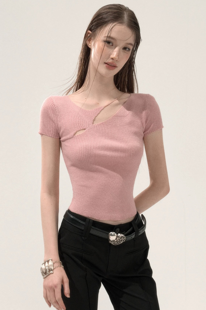Hollow Knit Summer Top