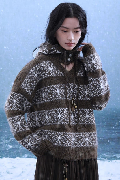 Fair Isle Latte Sweater