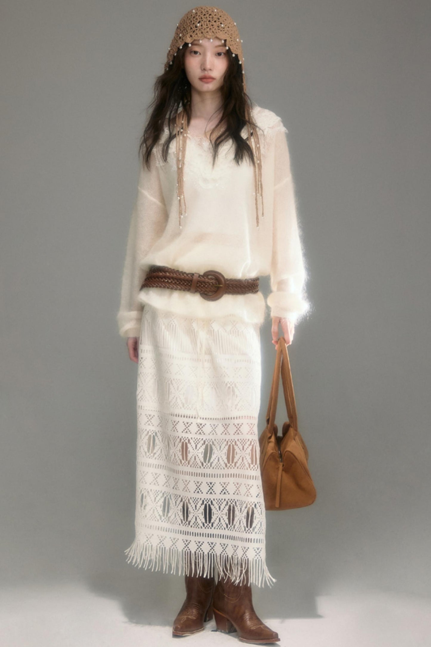 Original Monologue Fringe Skirt