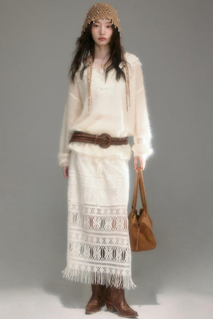 Original Monologue Fringe Skirt