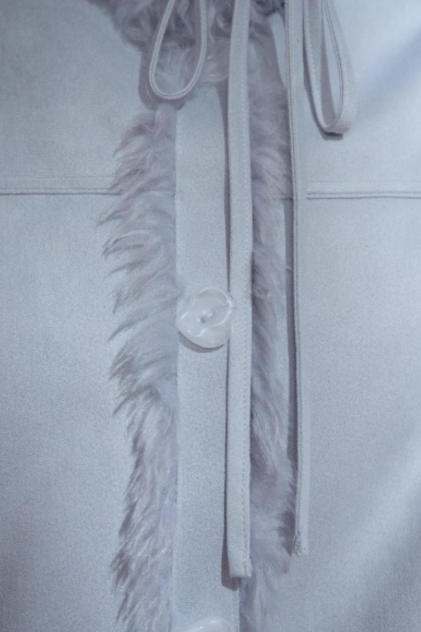 Misty Suede Fur Coat