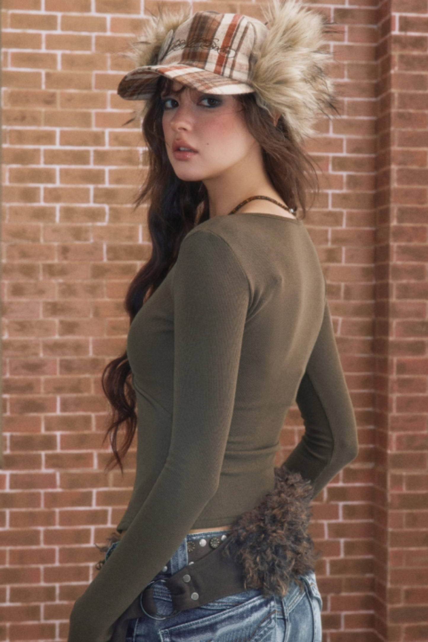 Winter Plush Baseball Cap