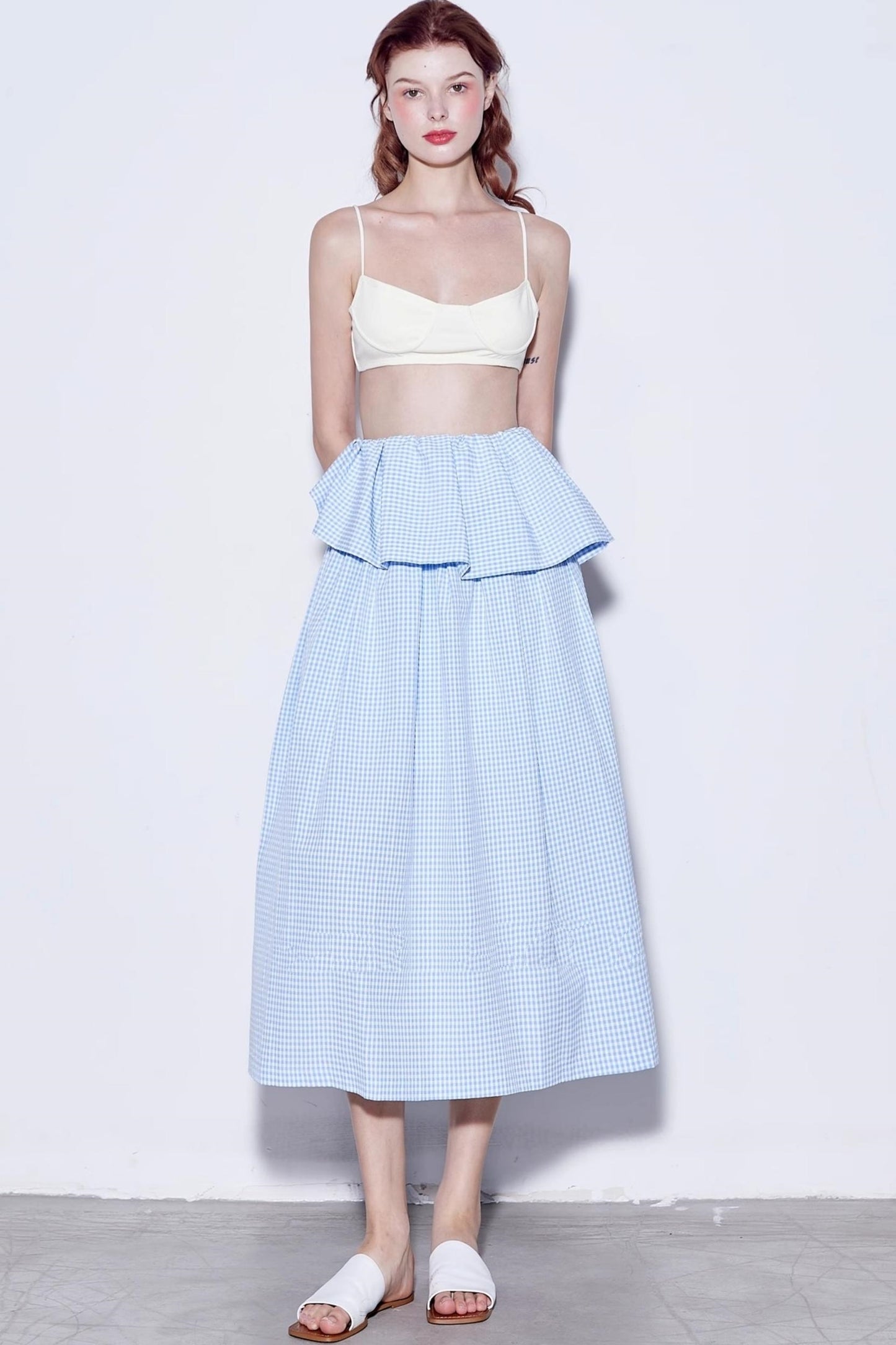 Summer Checkered Skirt