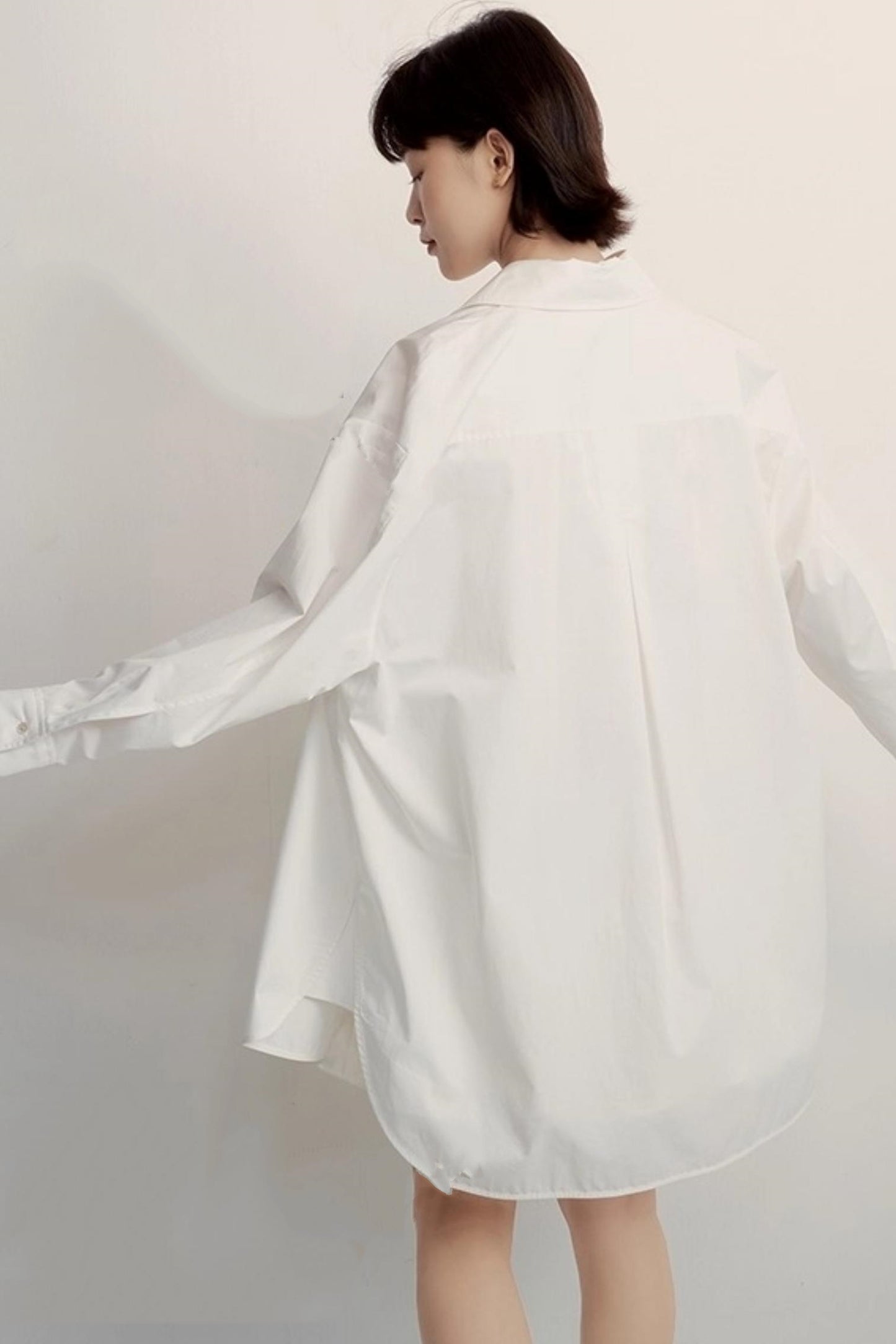 White Boyfriend Shirt