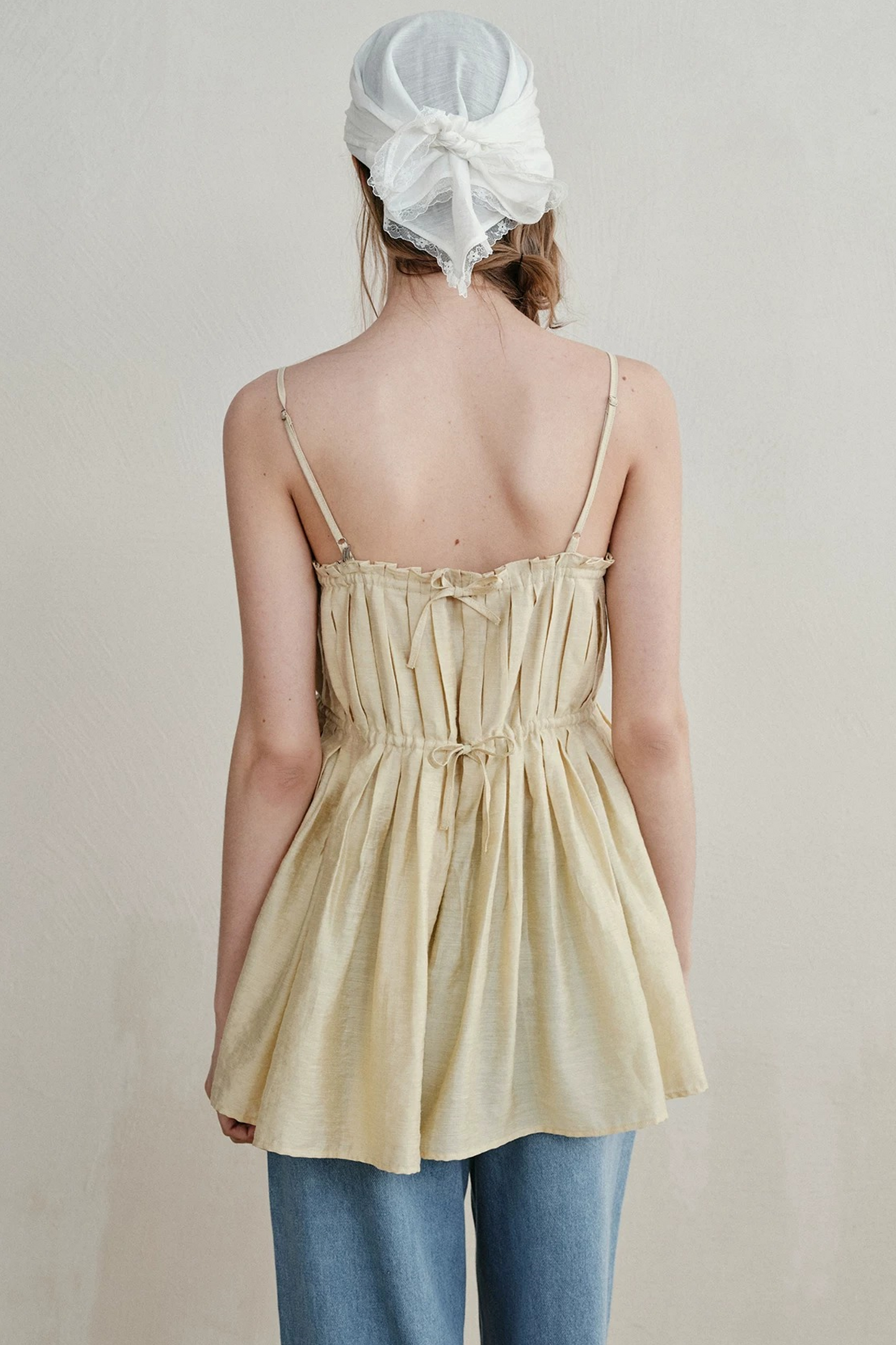 Romantic French Pleated Lace Dress