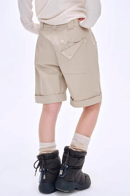 Simple Unbounded Straight-Leg Shorts