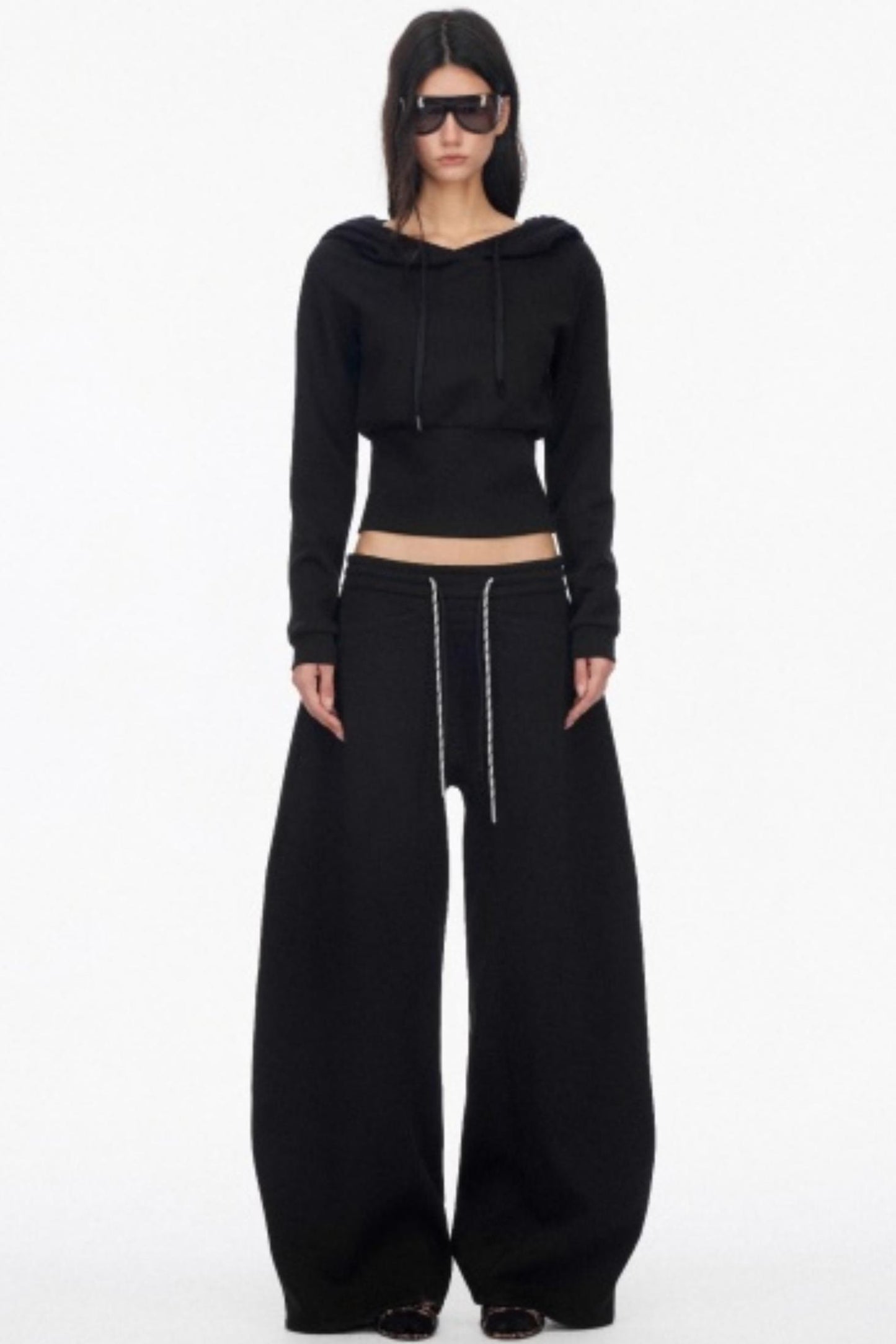 Slim One Shoulder Hoodie