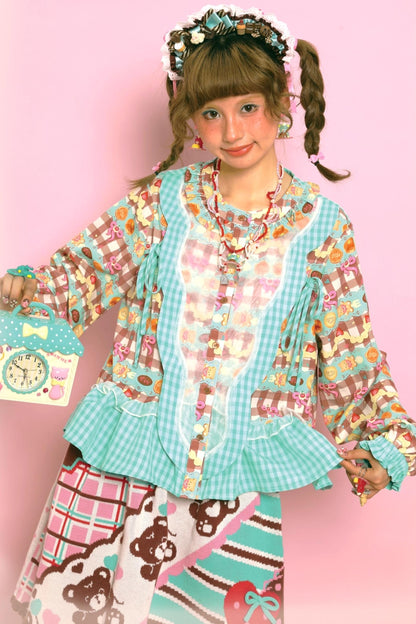 Vintage Lace Collar Shirt