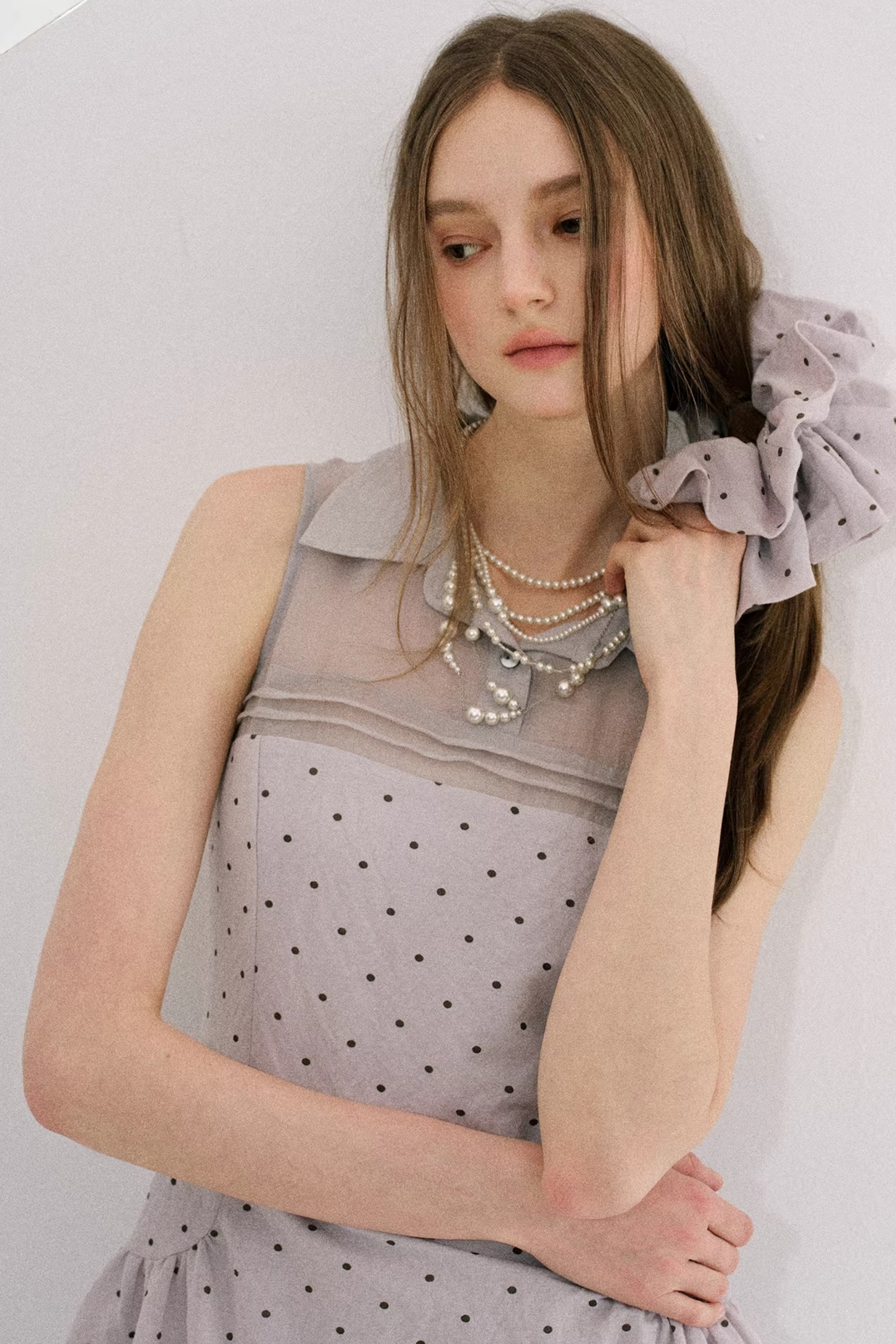 Misty Purple Retro Dress