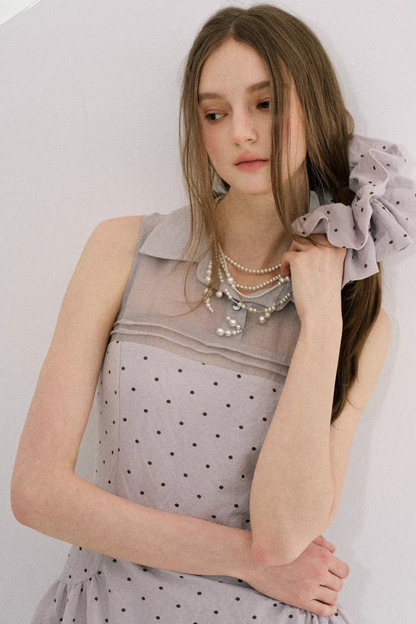 Misty Purple Retro Dress