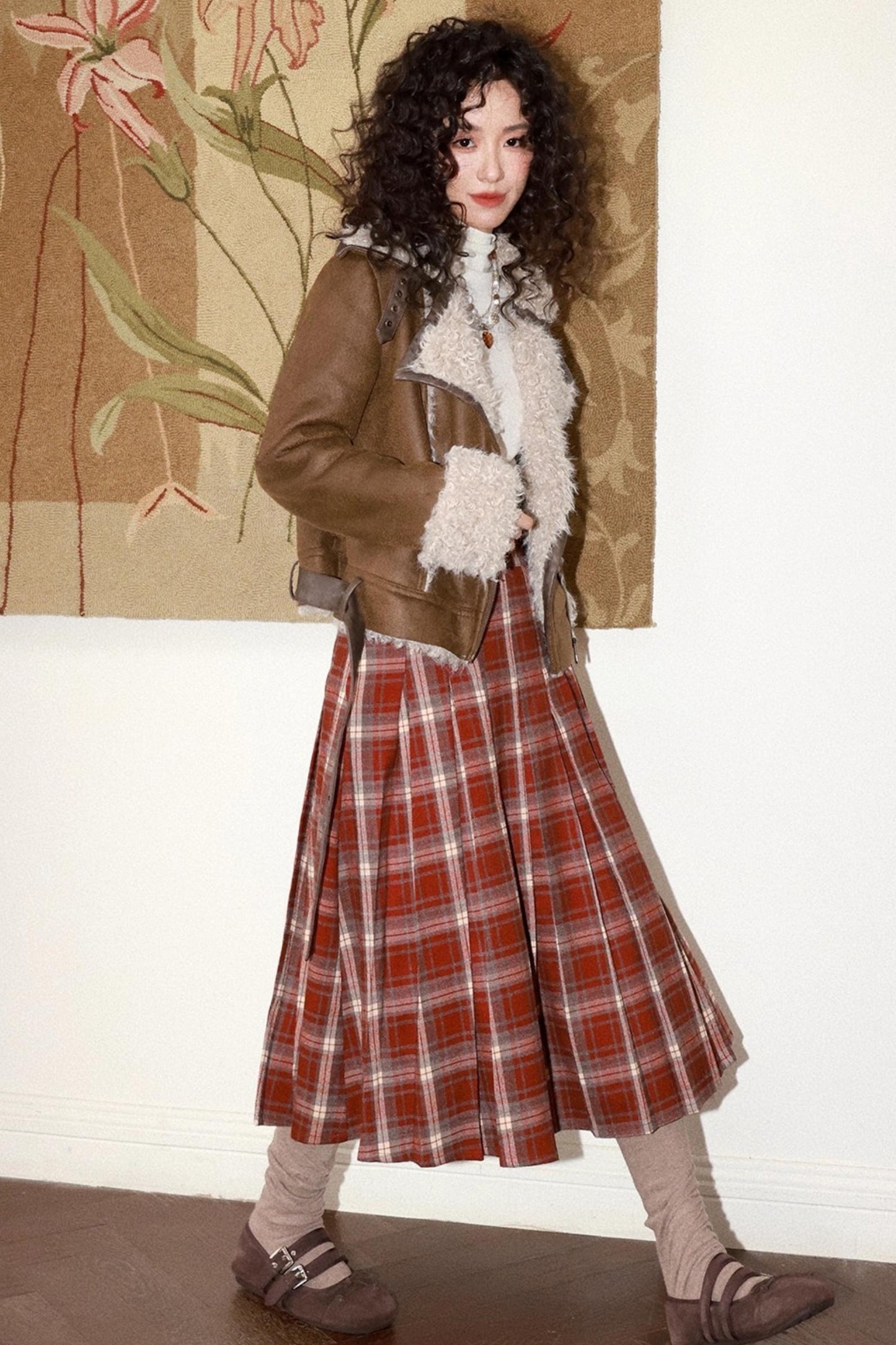 Warm Brown Suede Jacket