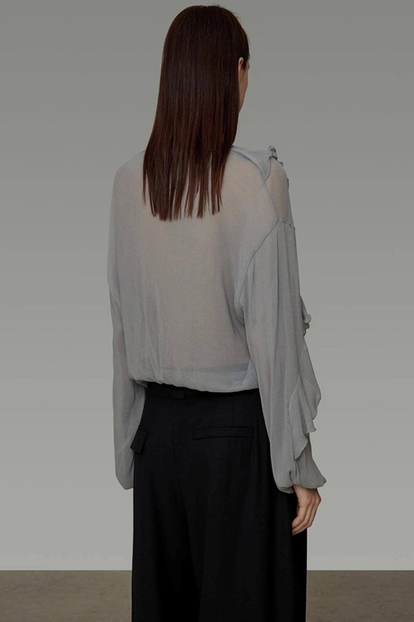 Autumn Ruffled Slimming Top