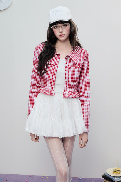 Check Relax Short Shirt