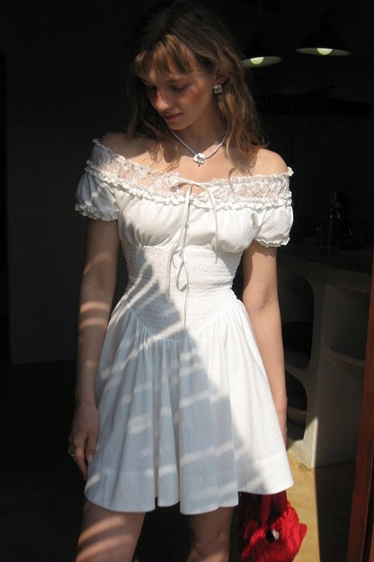 Uena Lace A-Line Dress