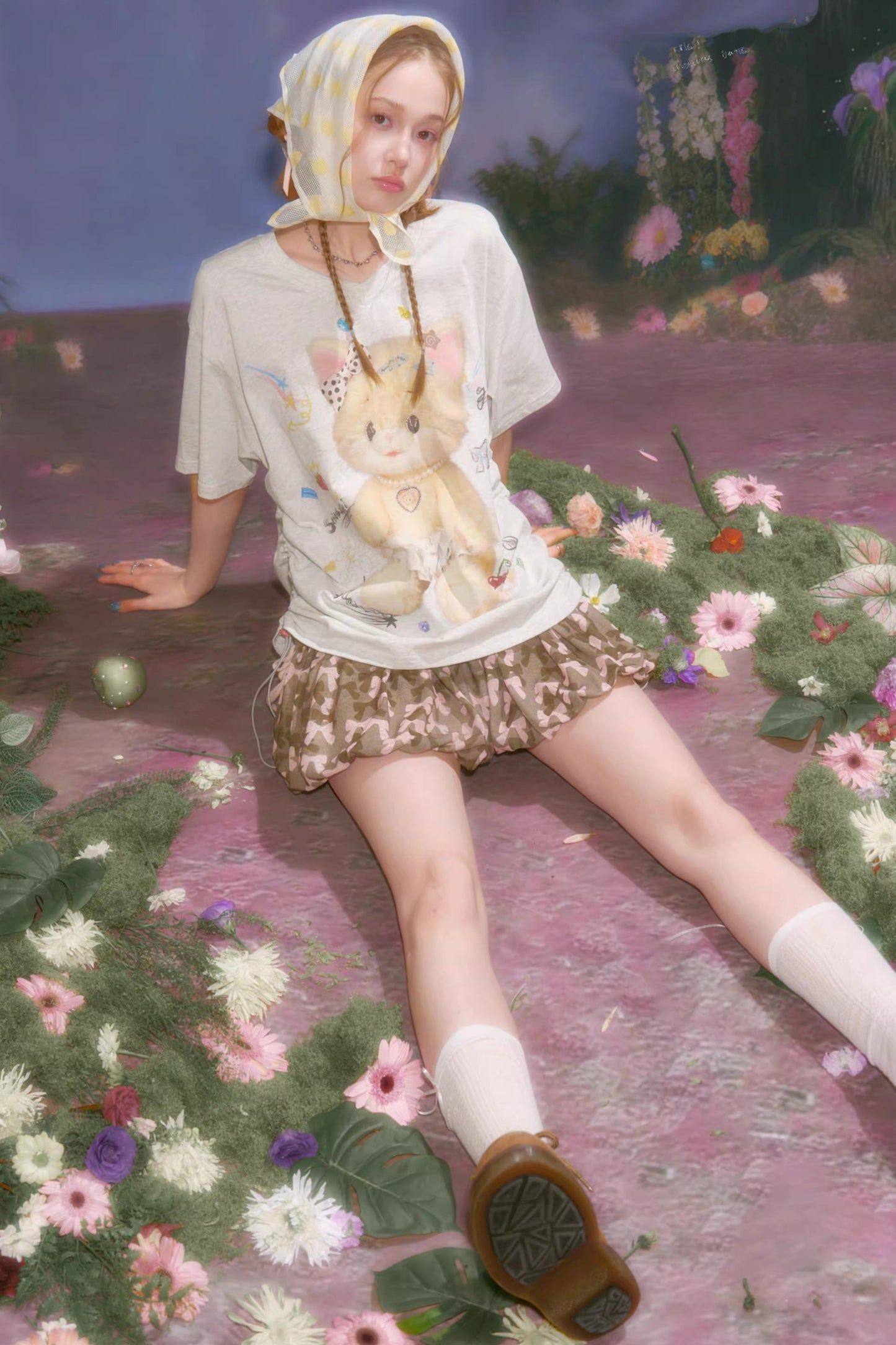 Gummy Bear V-Neck Top