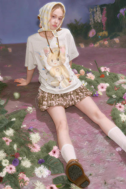 Gummy Bear V-Neck Top