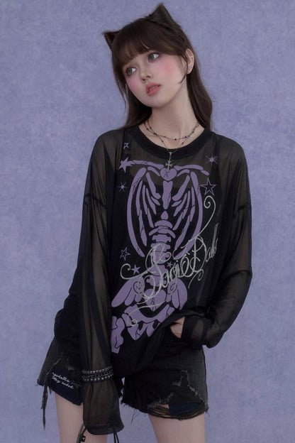 Dunkelherziges Camisole-Oberteil