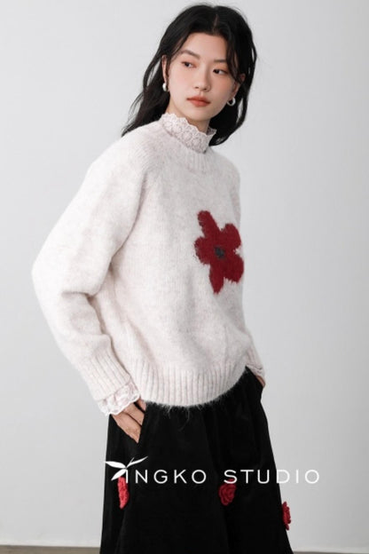 Ingko Cloud Floral Sweater