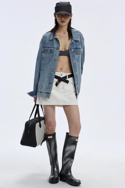 Diamond Blue Denim Jacket