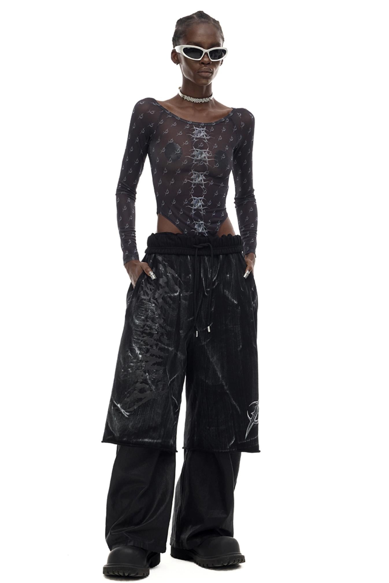 Moon Low Waist Straight Leg Pants