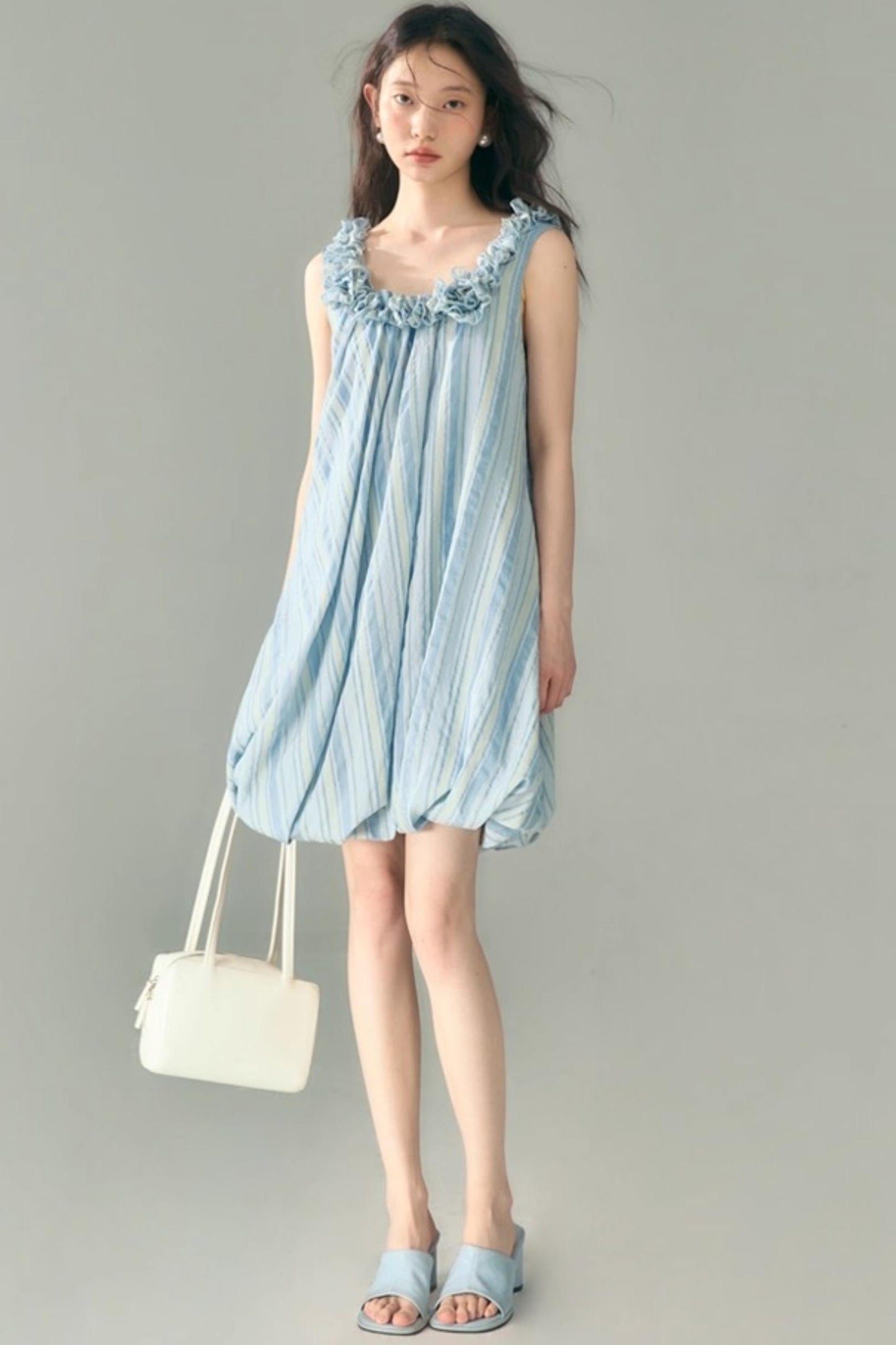 U-Neck Embroidered Dress