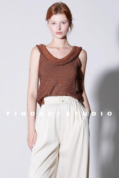 Natural Breathable Knitted Top